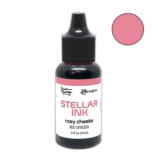 Simon Hurley create. Stellar Foam Dye Ink Pad & Reinker, Rosy Cheeks Bundles Simon Hurley 