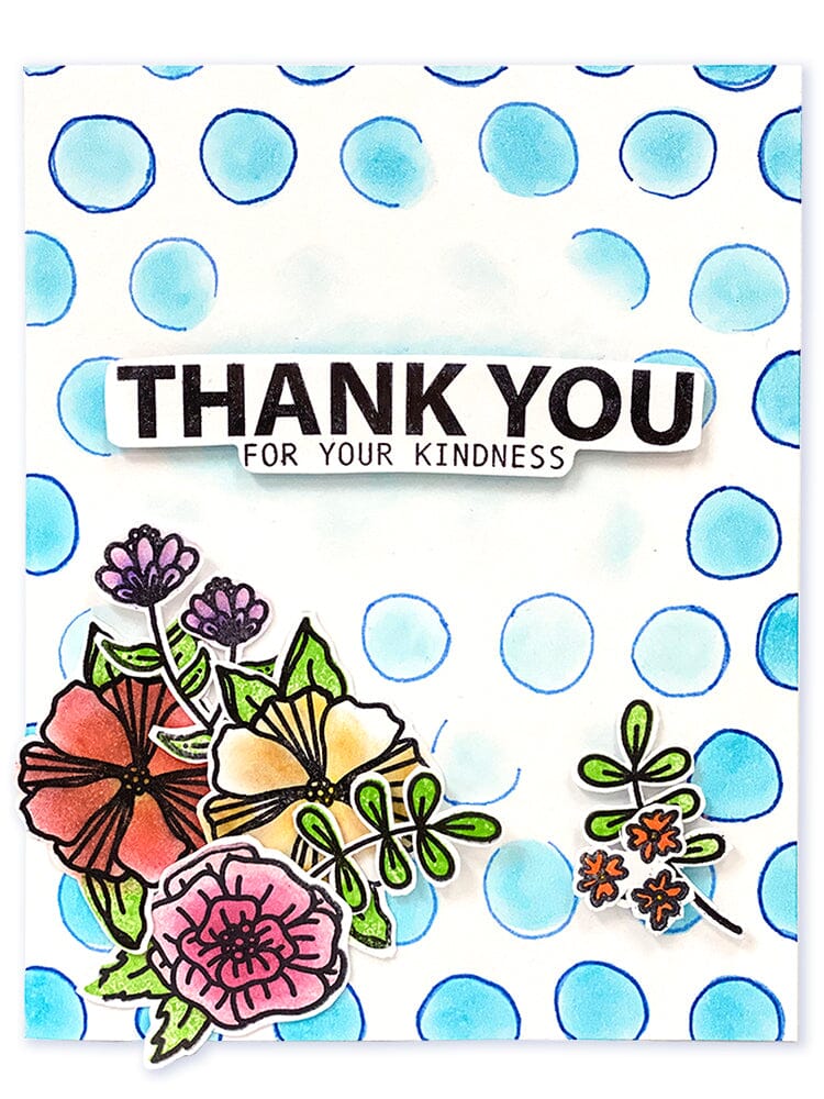 Simon Hurley create. Photopolymer Stamp Doodle Florals Stamps Simon Hurley 