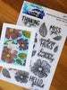 Simon Hurley create. Photopolymer Stamp Sentimental Flowers Stamps Simon Hurley 
