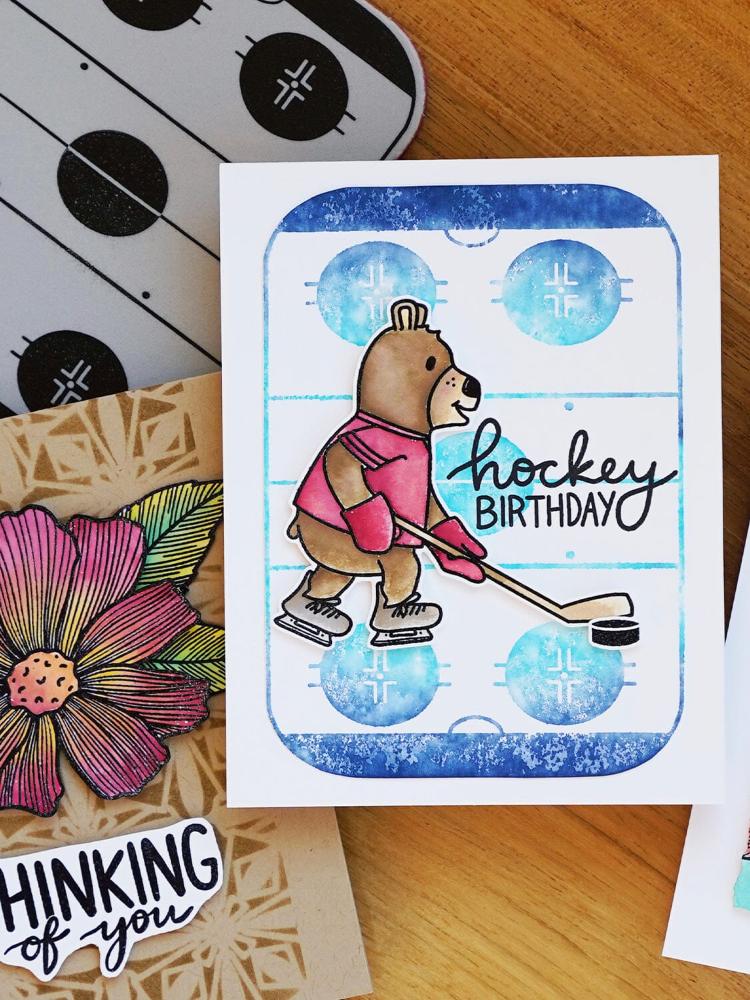 Simon Hurley create. Background Stamp Ice Rink Stamps Simon Hurley 