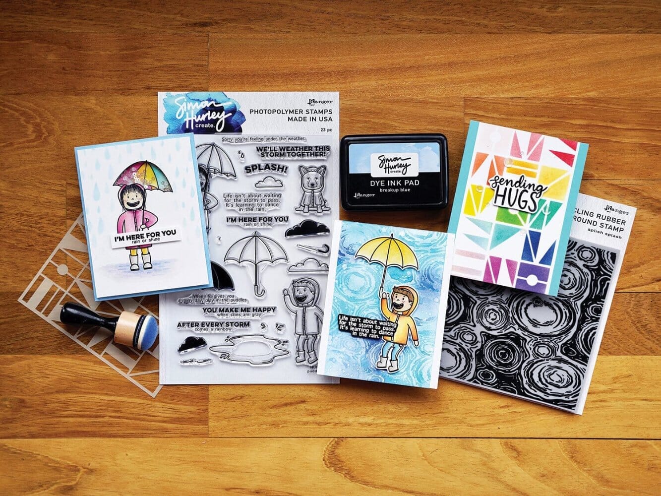 Simon Hurley create. Photopolymer Stamp Puddle Pals Stamps Simon Hurley 