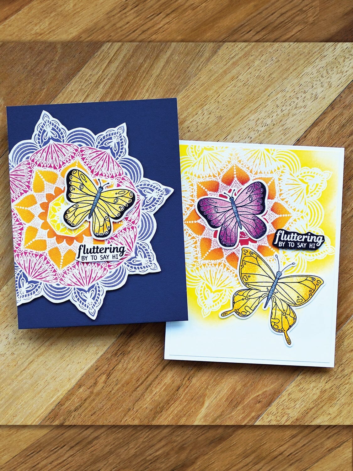 Simon Hurley create. Background Stamp Flowering Mandala Stamps Simon Hurley 