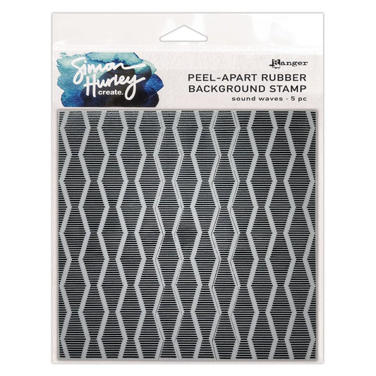 Simon Hurley create. Background Stamp Sound Waves Stamps Simon Hurley 