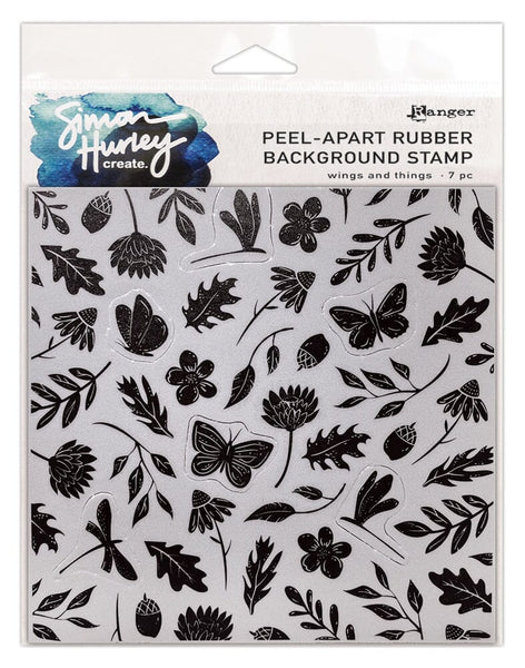 Simon Hurley create. Background Stamp Wings and Things Stamps Simon Hurley 