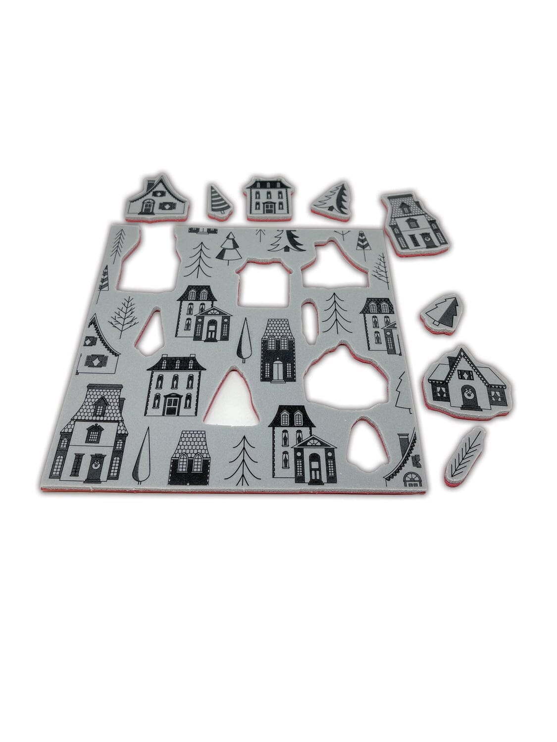 Simon Hurley create. Background Stamp Christmas Village Stamps Simon Hurley 