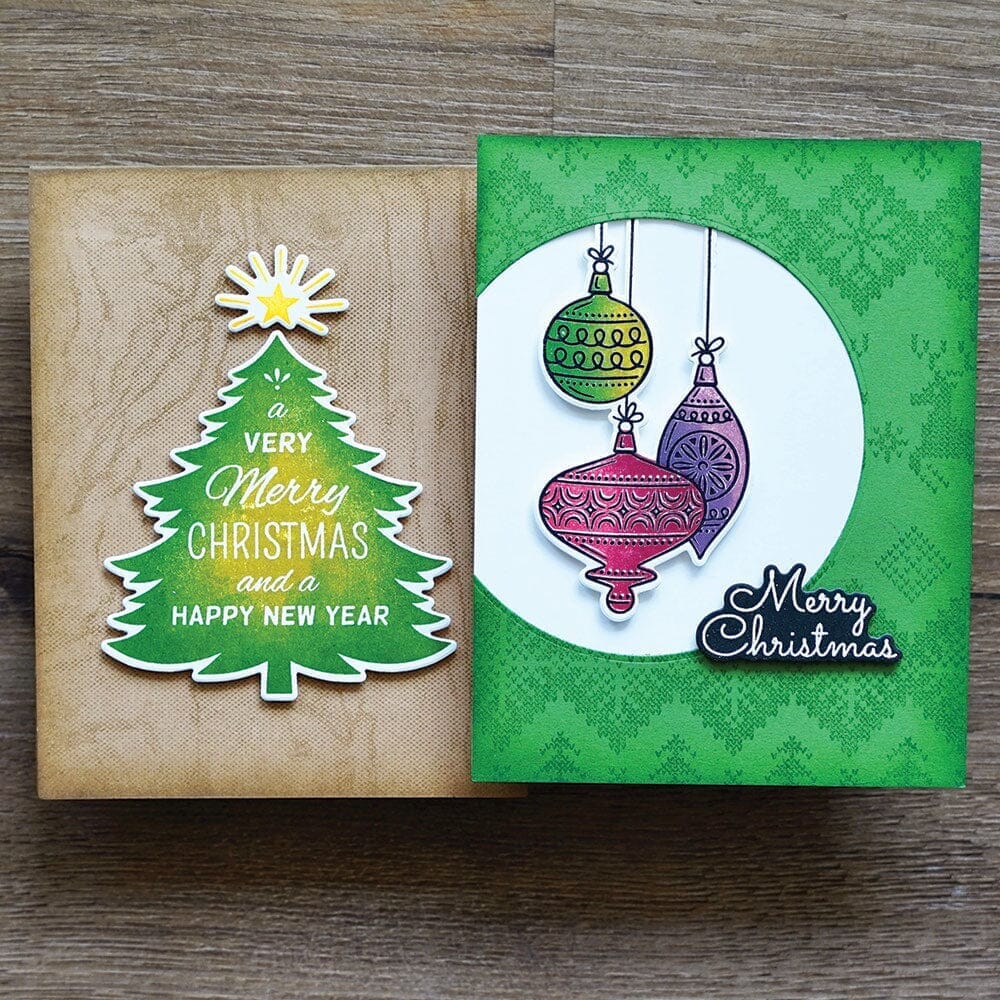 Simon Hurley create. Photopolymer Stamp Retro Holiday Stamps Simon Hurley 