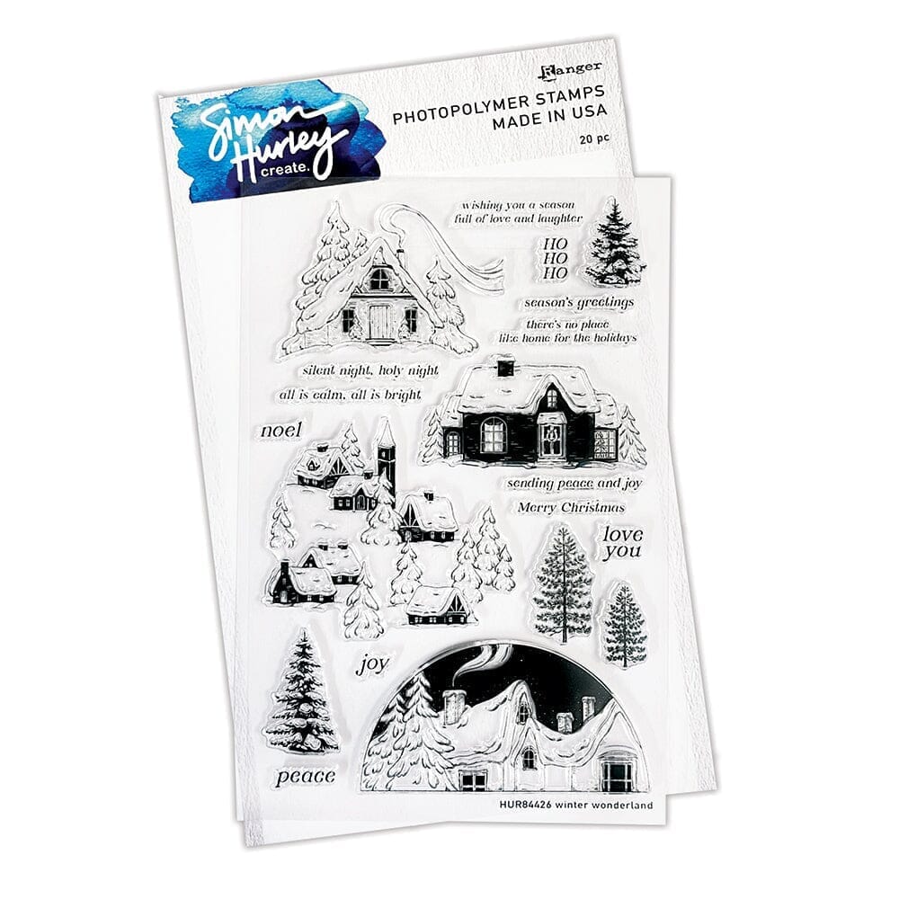 Simon Hurley create. Photopolymer Stamp Winter Wonderland Stamps Simon Hurley 