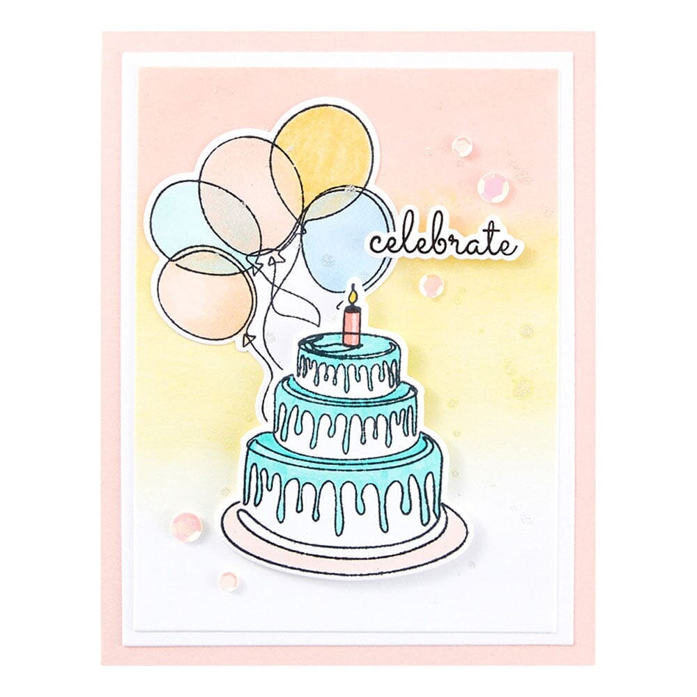 Simon Hurley create. Photopolymer Stamp Birthday Party Stamps Simon Hurley 