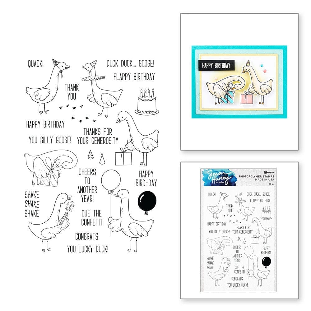 Simon Hurley create. Photopolymer Stamp Silly Goose Stamps Simon Hurley 