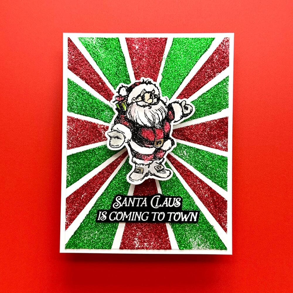 Simon Hurley create. Photopolymer Stamp Sketched Santas Stamps Simon Hurley 