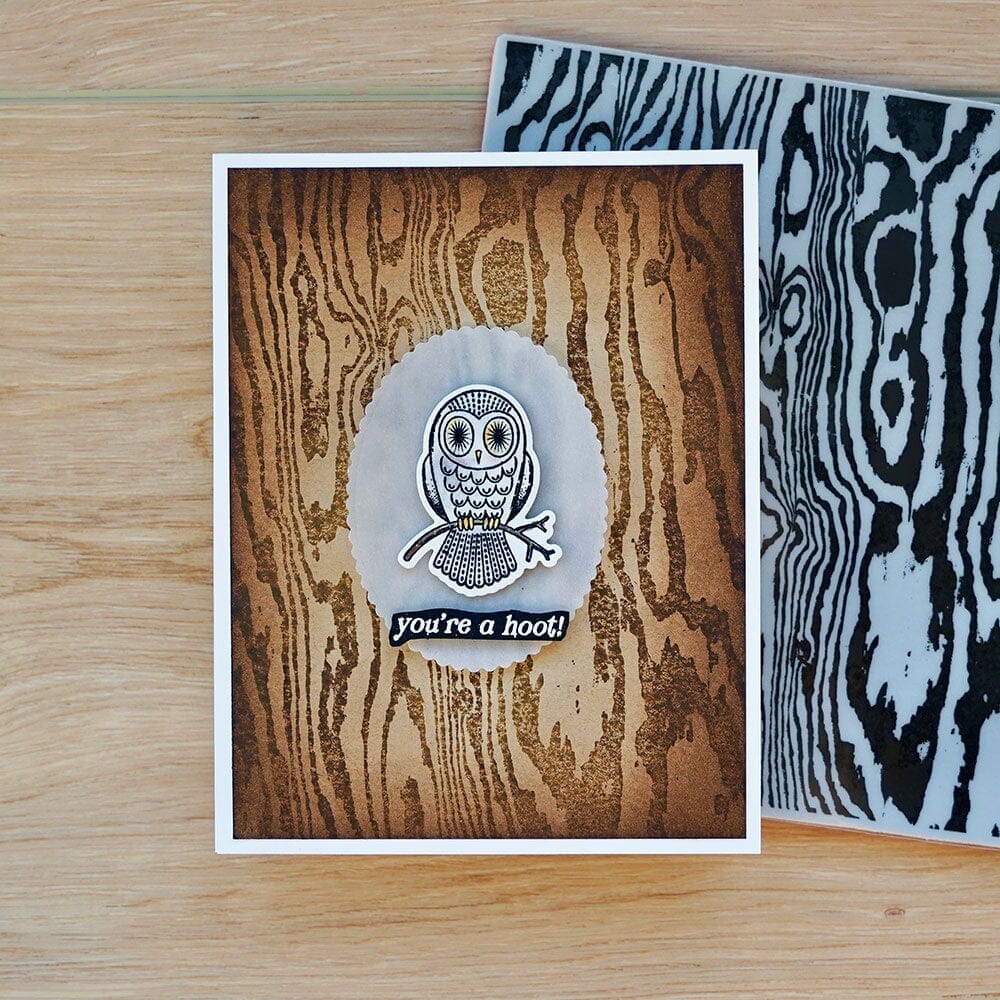 Simon Hurley create. Background Stamp Bold Woodgrain Stamps Simon Hurley 