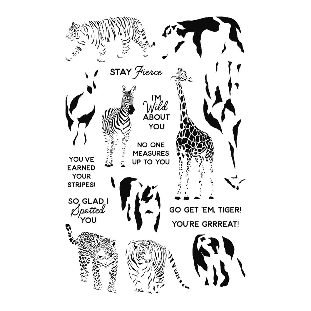 Simon Hurley create. Stamp & Die Bundle - Wild About You Stamps Simon Hurley 