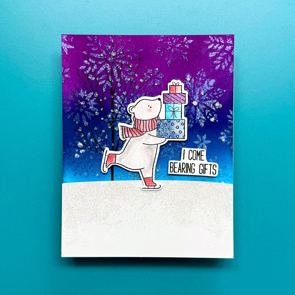 Simon Hurley create. Photopolymer Stamp Skating By Stamps Simon Hurley 