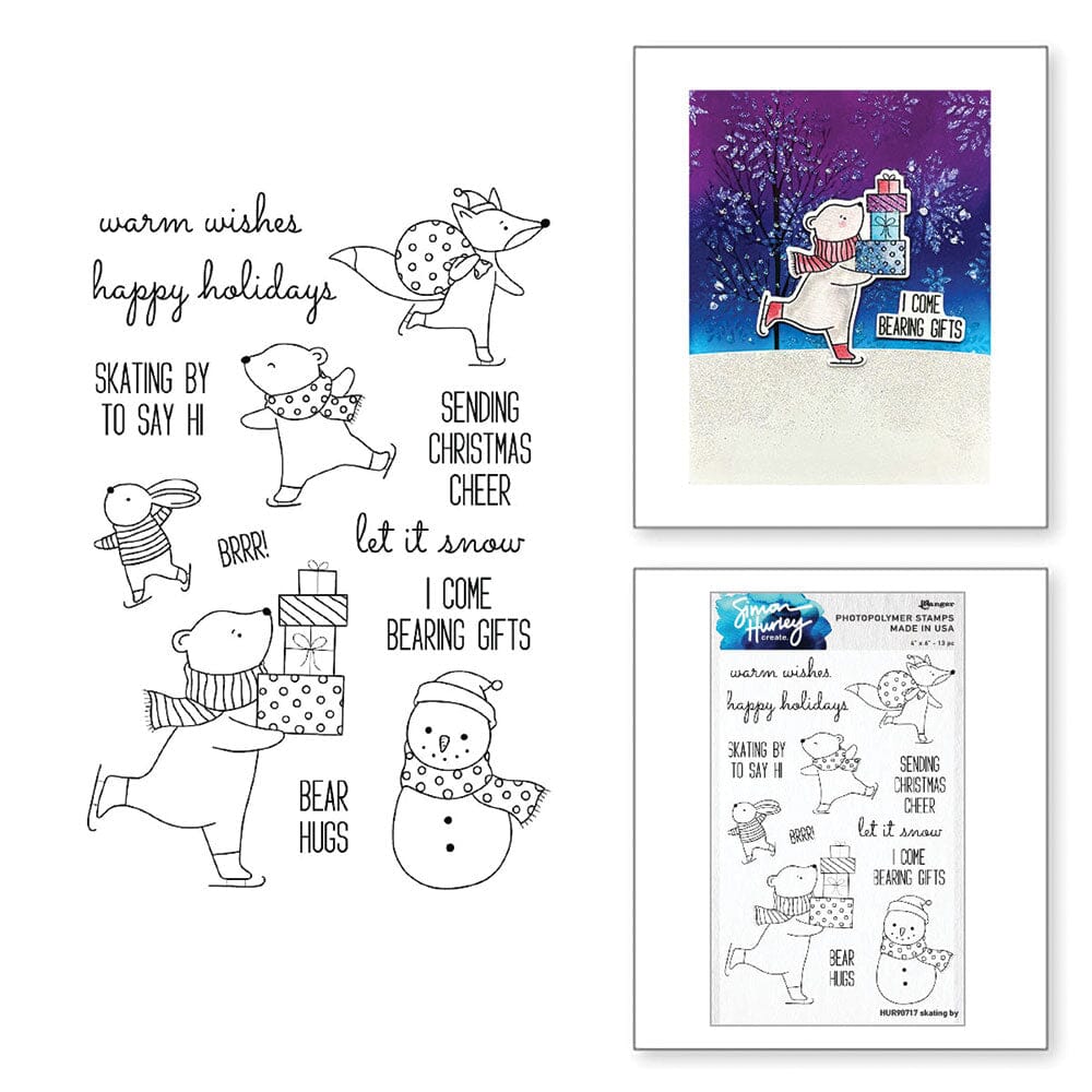 Simon Hurley create. Stamp & Die Bundle - Skating By Stamps Simon Hurley 