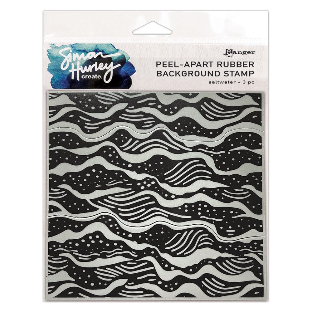 Simon Hurley create. Peel-Apart Background Stamp Saltwater Stamps Simon Hurley 
