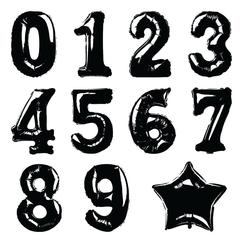 Simon Hurley create. Spellbinders Number Balloons Etched Dies Cutting Dies Simon Hurley 