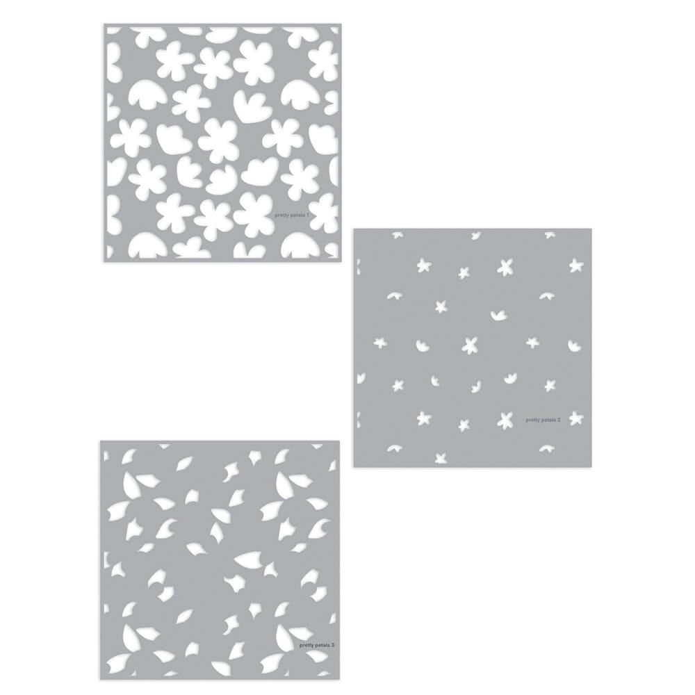 Simon Hurley create. Layering Stencil Pretty Petals Stencil Simon Hurley 