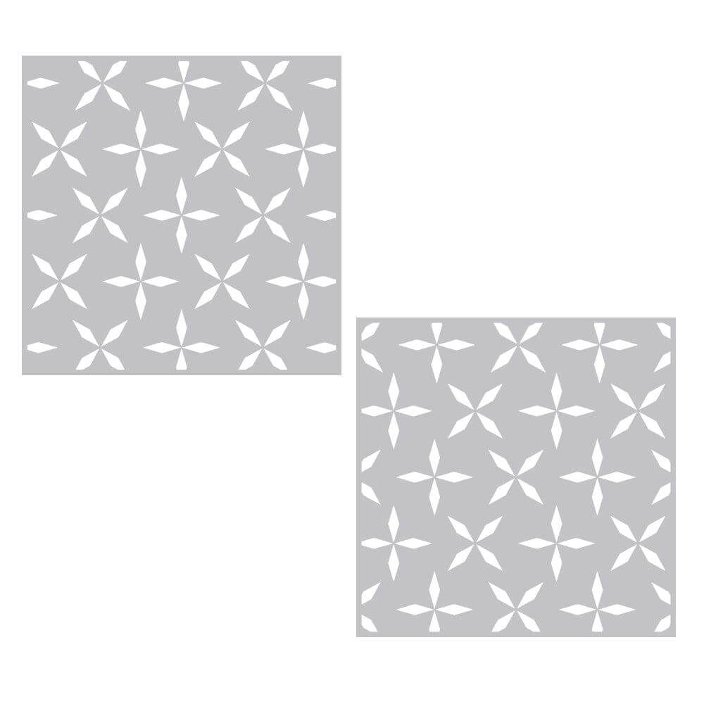 Simon Hurley create. Layering Stencil Spiral Stars, 2pcs Stencil Simon Hurley 