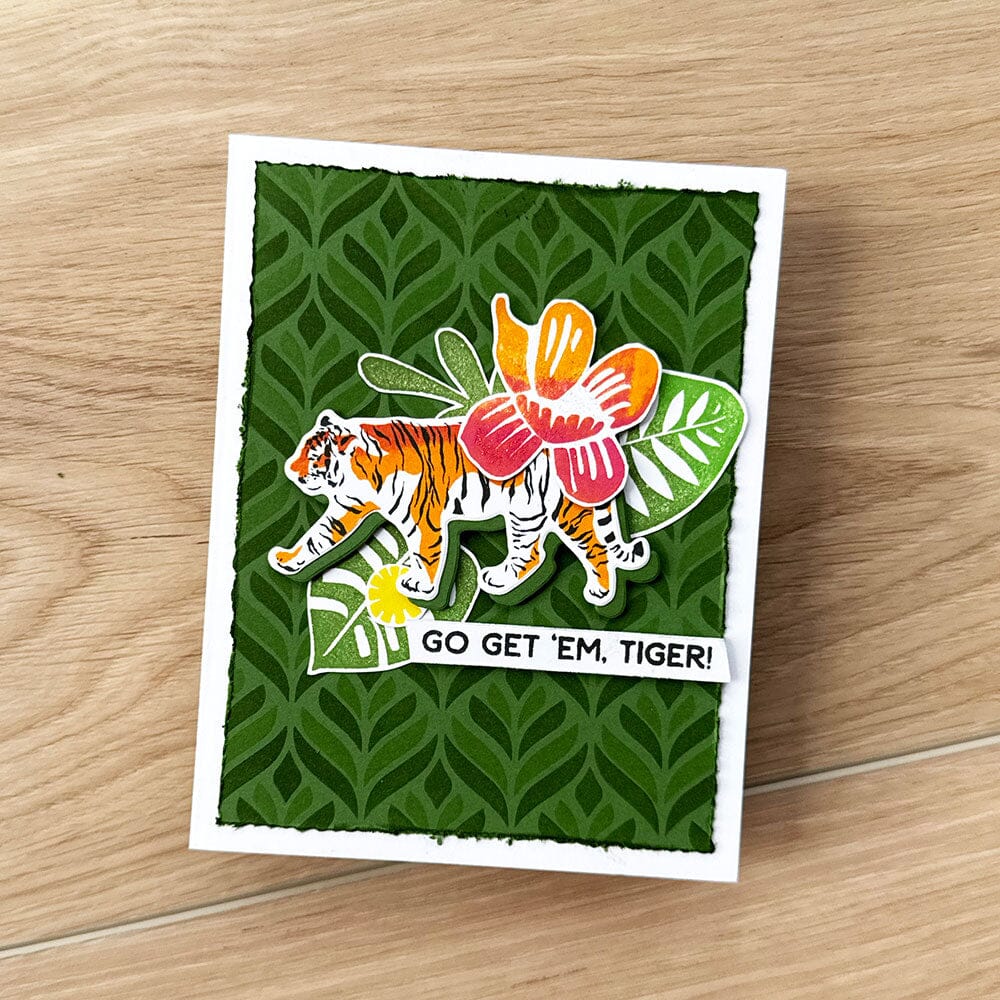 Simon Hurley create. Stencil Geo Leaves, 3pcs Stencil Simon Hurley 