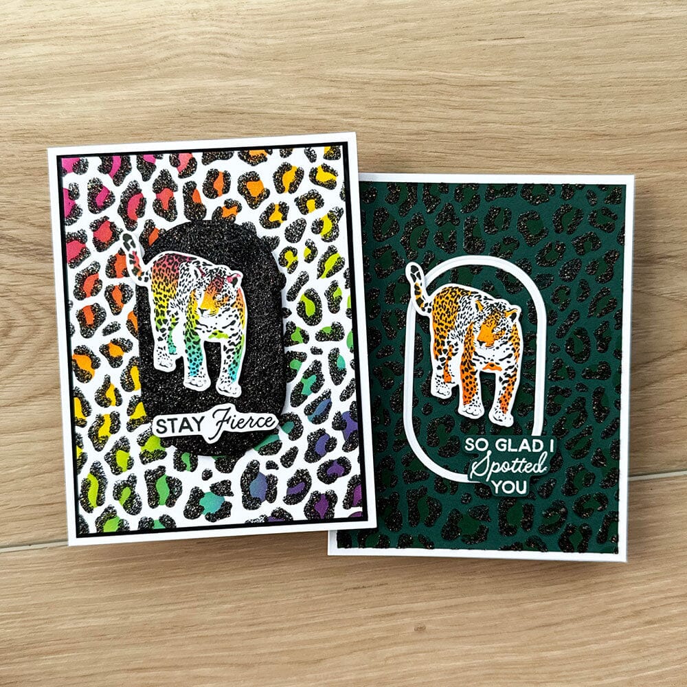 Simon Hurley create. Stencil Leopard, 2pcs Stencil Simon Hurley 