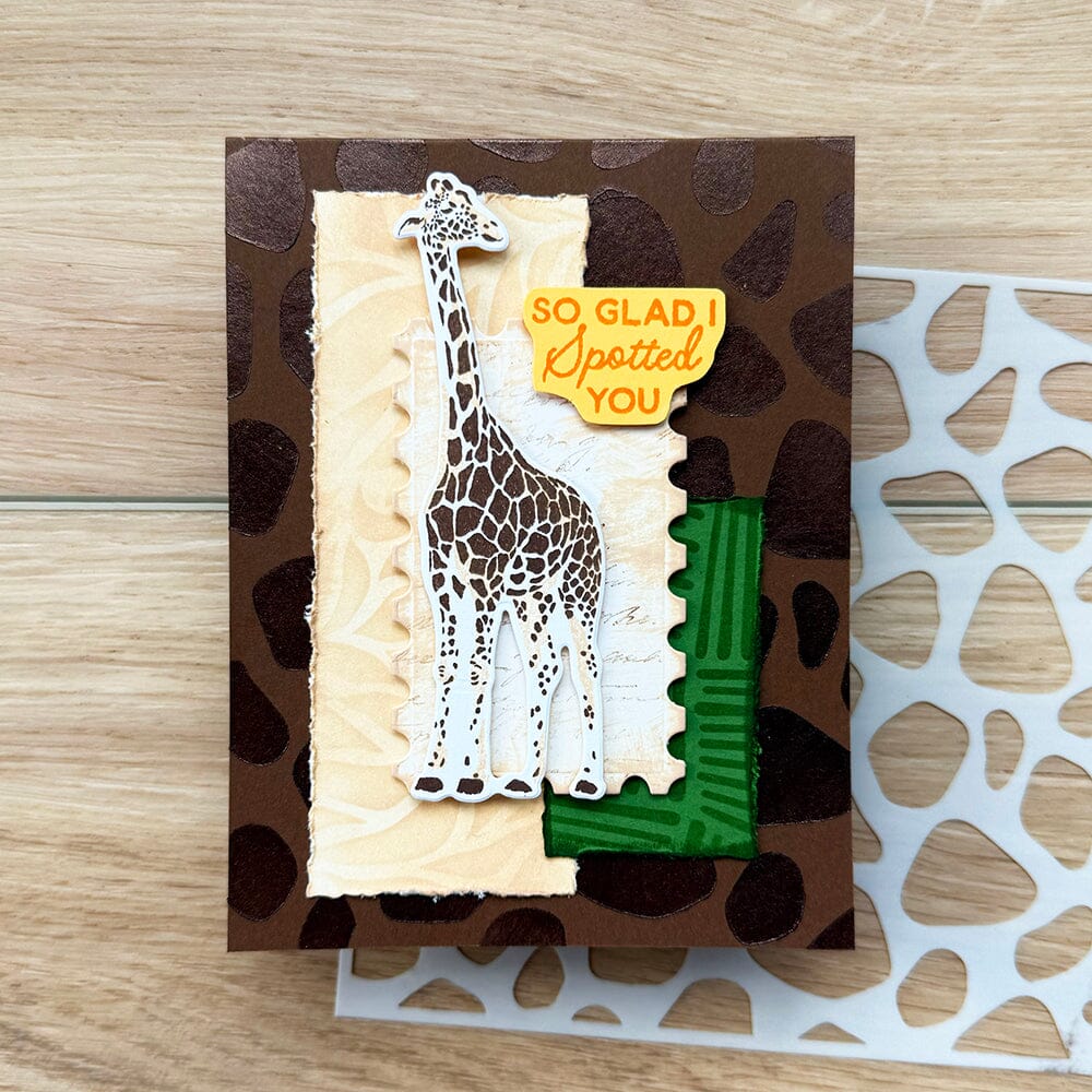 Simon Hurley create. Stencil Animal Prints, 2pcs Stencil Simon Hurley 