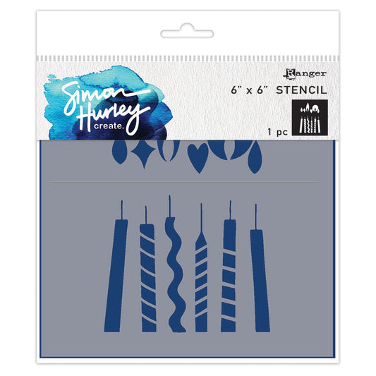 Simon Hurley create. Layering Bold Candles Stencil Simon Hurley 