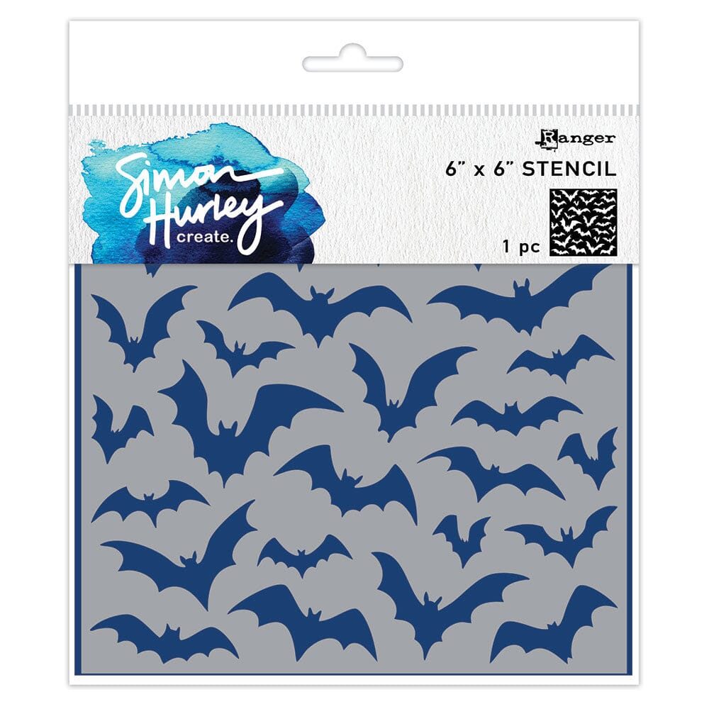 Simon Hurley create. Layering Stencil Bat Brigade Stencil Simon Hurley 