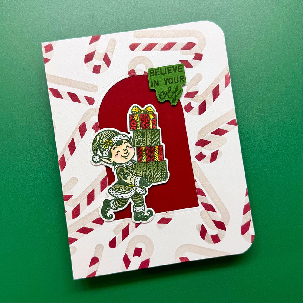 Simon Hurley create. Layering Stencil Candy Canes, 3pcs Stencil Simon Hurley 