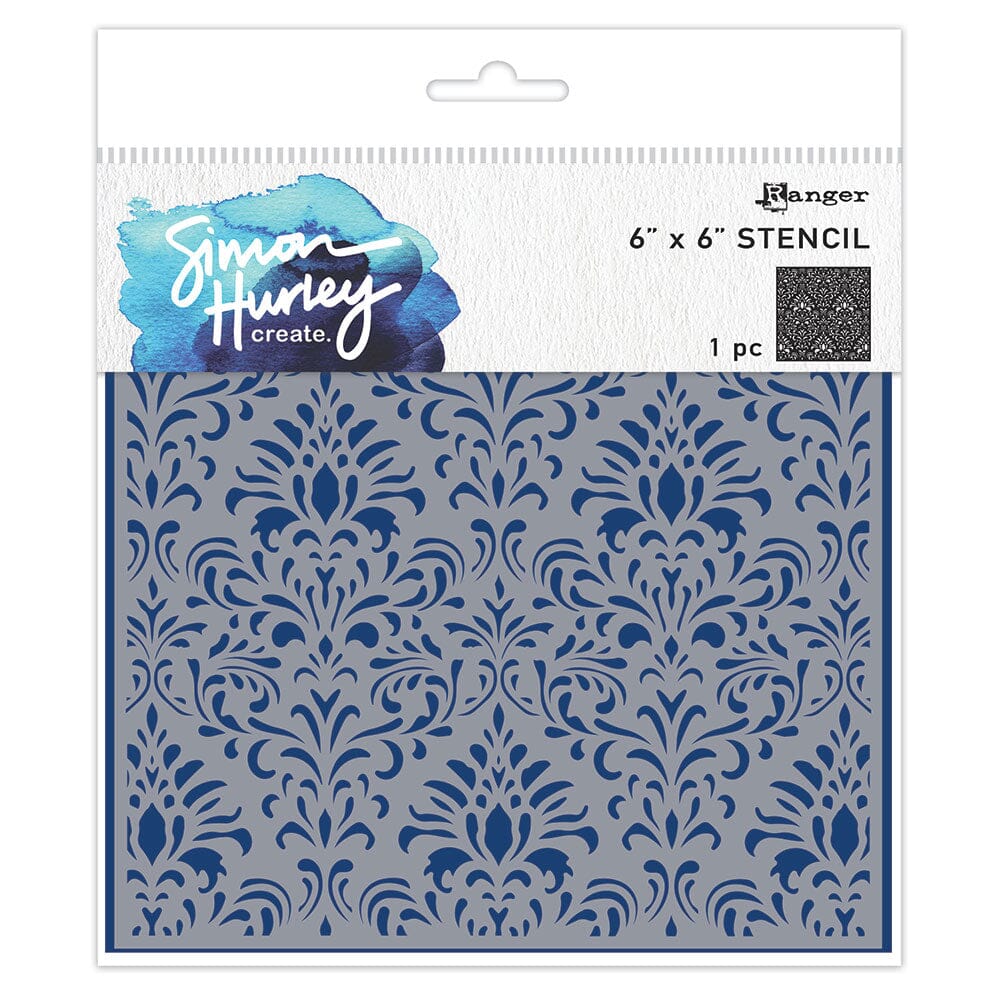 Simon Hurley create. Layering Stencil Damask Stencil Simon Hurley 