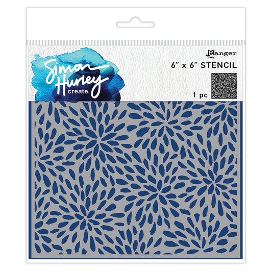 Simon Hurley create. Layering Stencil Painted Petals Stencil Simon Hurley 