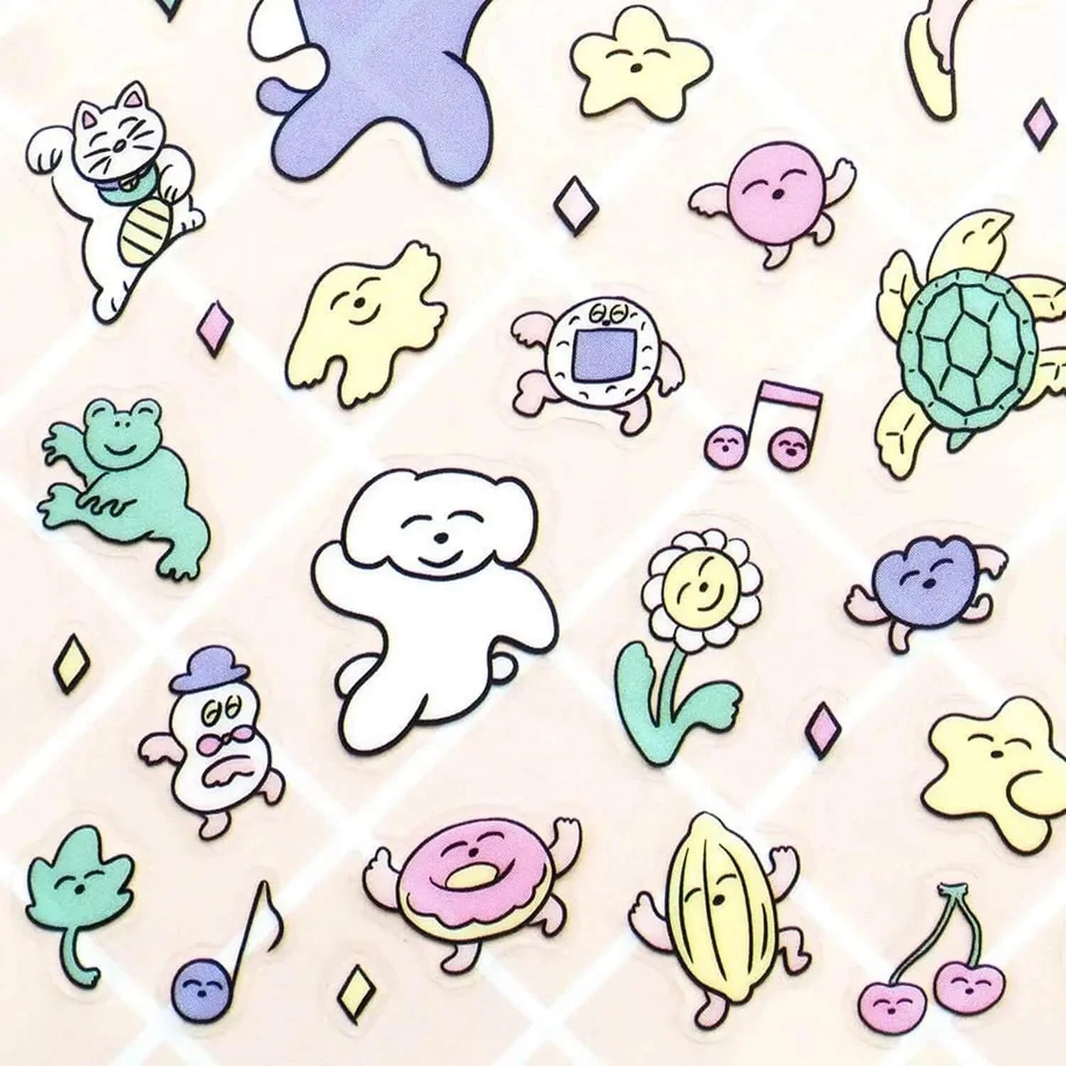 Cozyca Heisuke Kitazawa Sticker Sheet - Dance, Dance Everyone Surfaces Cozyca 