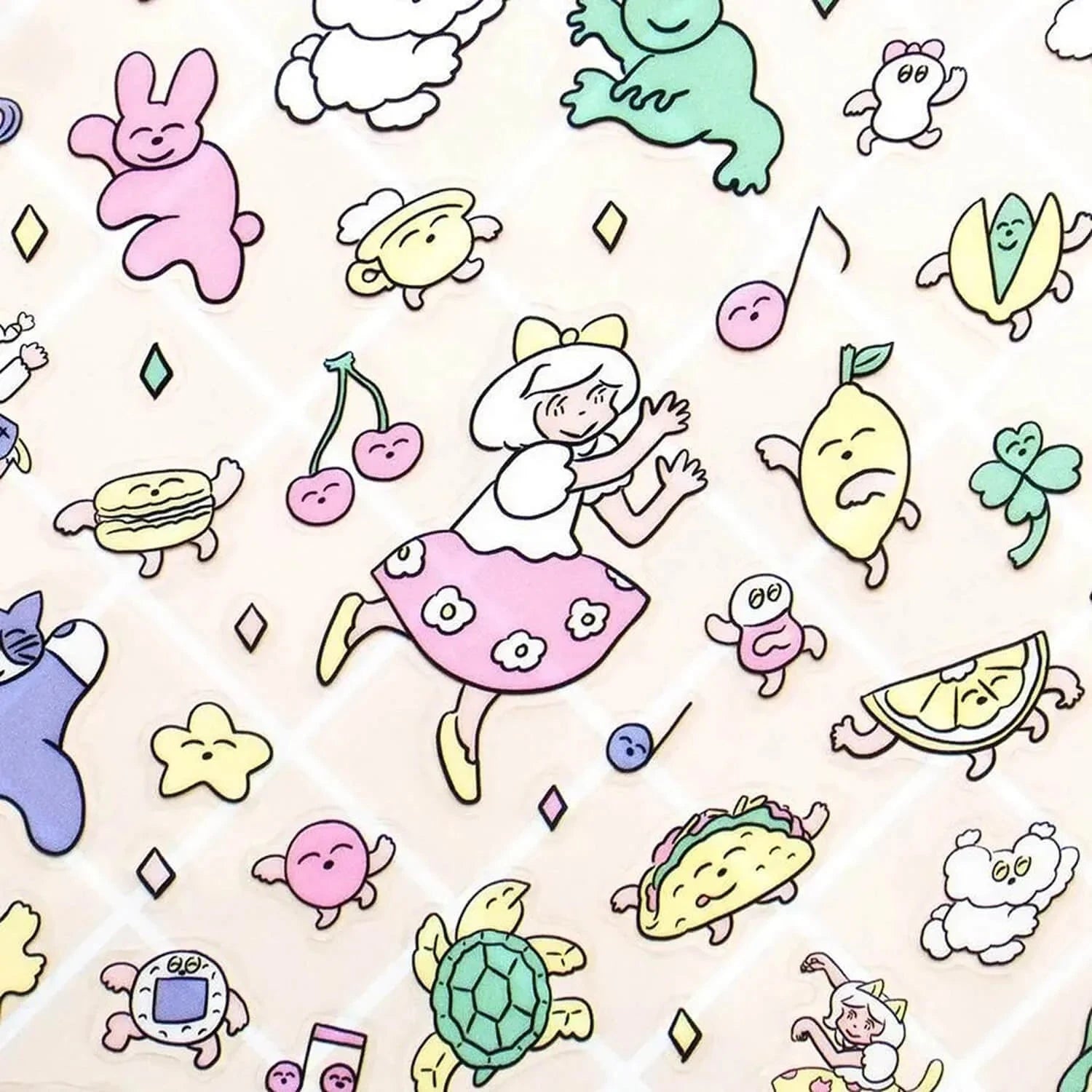 Cozyca Heisuke Kitazawa Sticker Sheet - Dance, Dance Everyone Surfaces Cozyca 