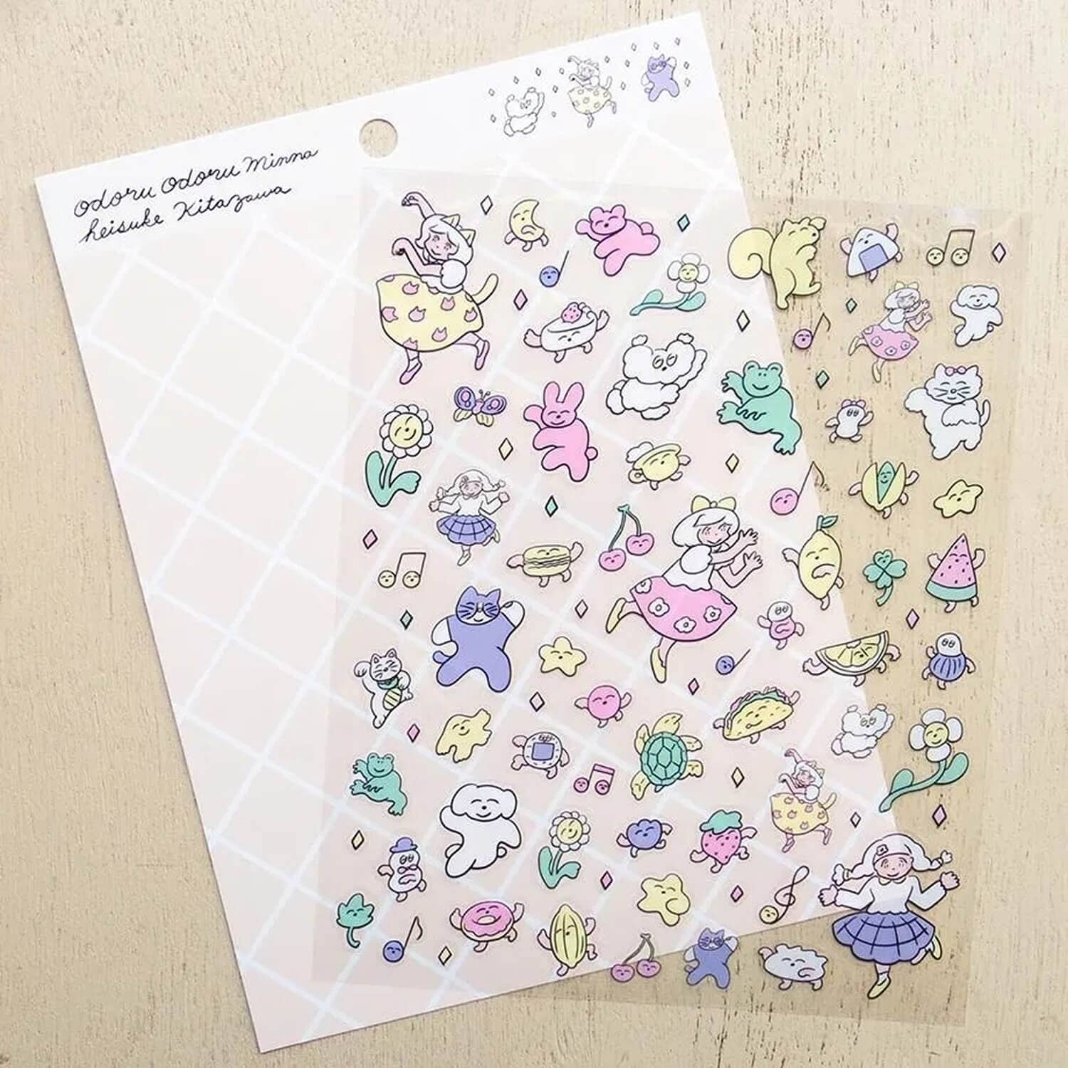 Cozyca Heisuke Kitazawa Sticker Sheet - Dance, Dance Everyone Surfaces Cozyca 
