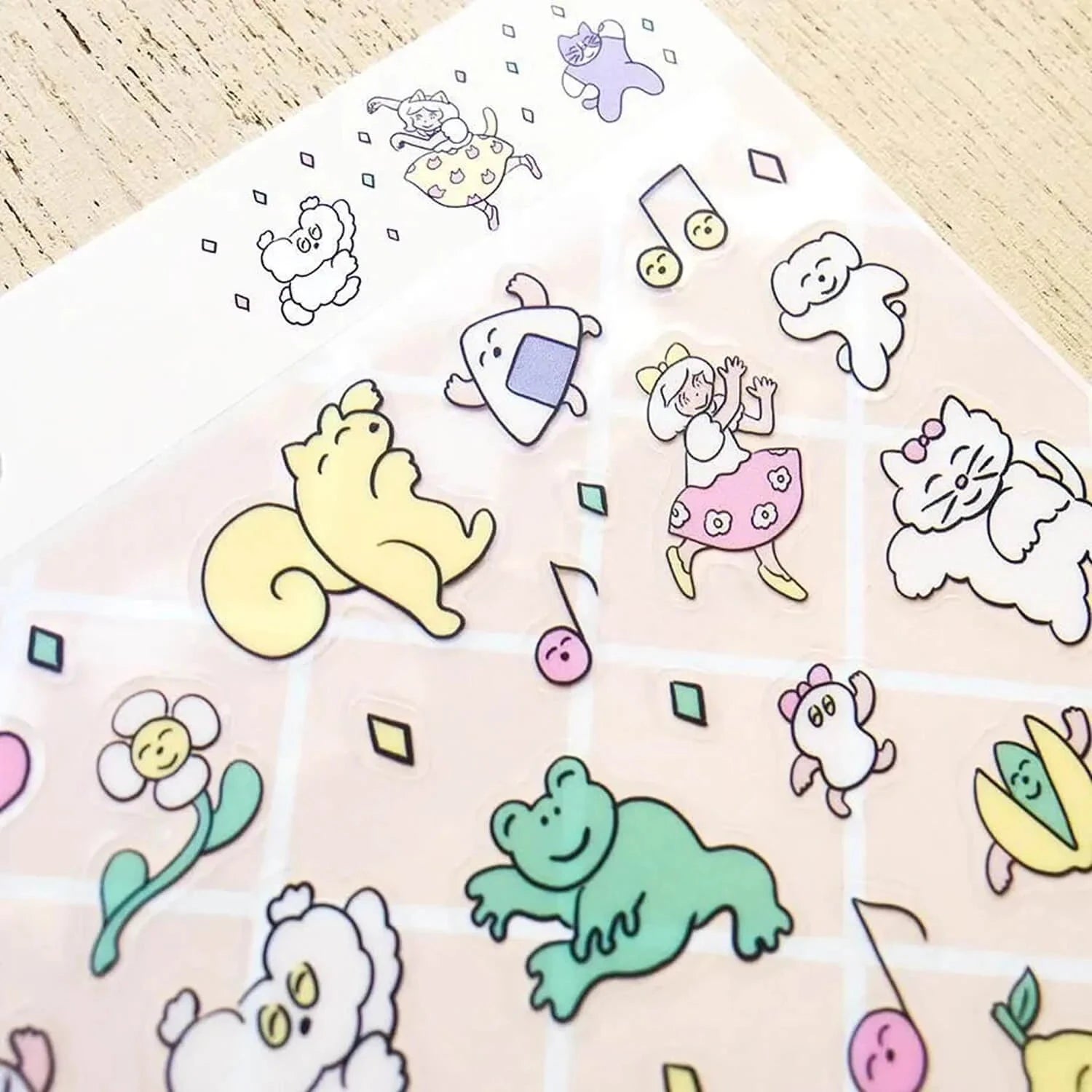 Cozyca Heisuke Kitazawa Sticker Sheet - Dance, Dance Everyone Surfaces Cozyca 