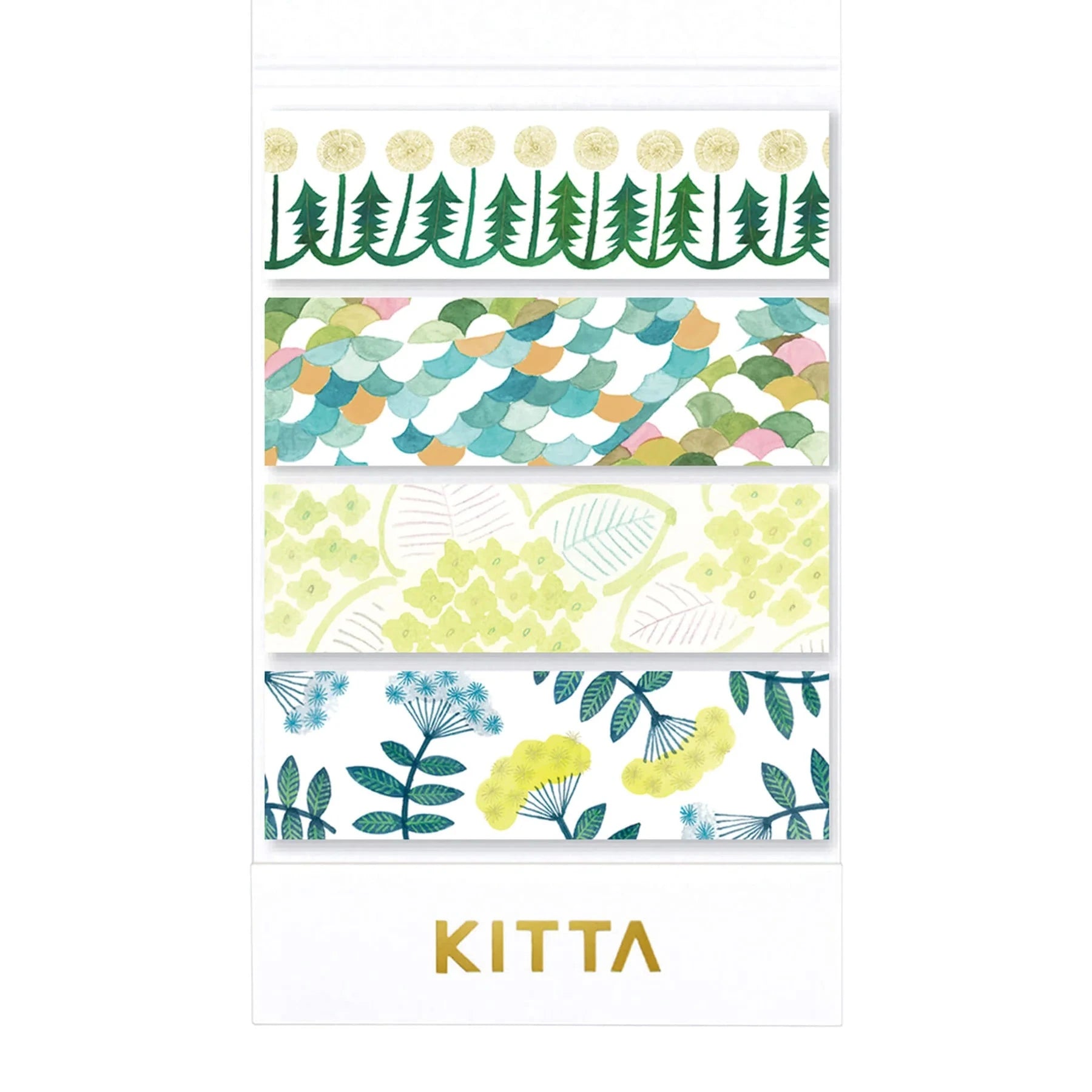 Hitotoki Kitta Washi Tape - Flower 8 Washi Tape King Jim 