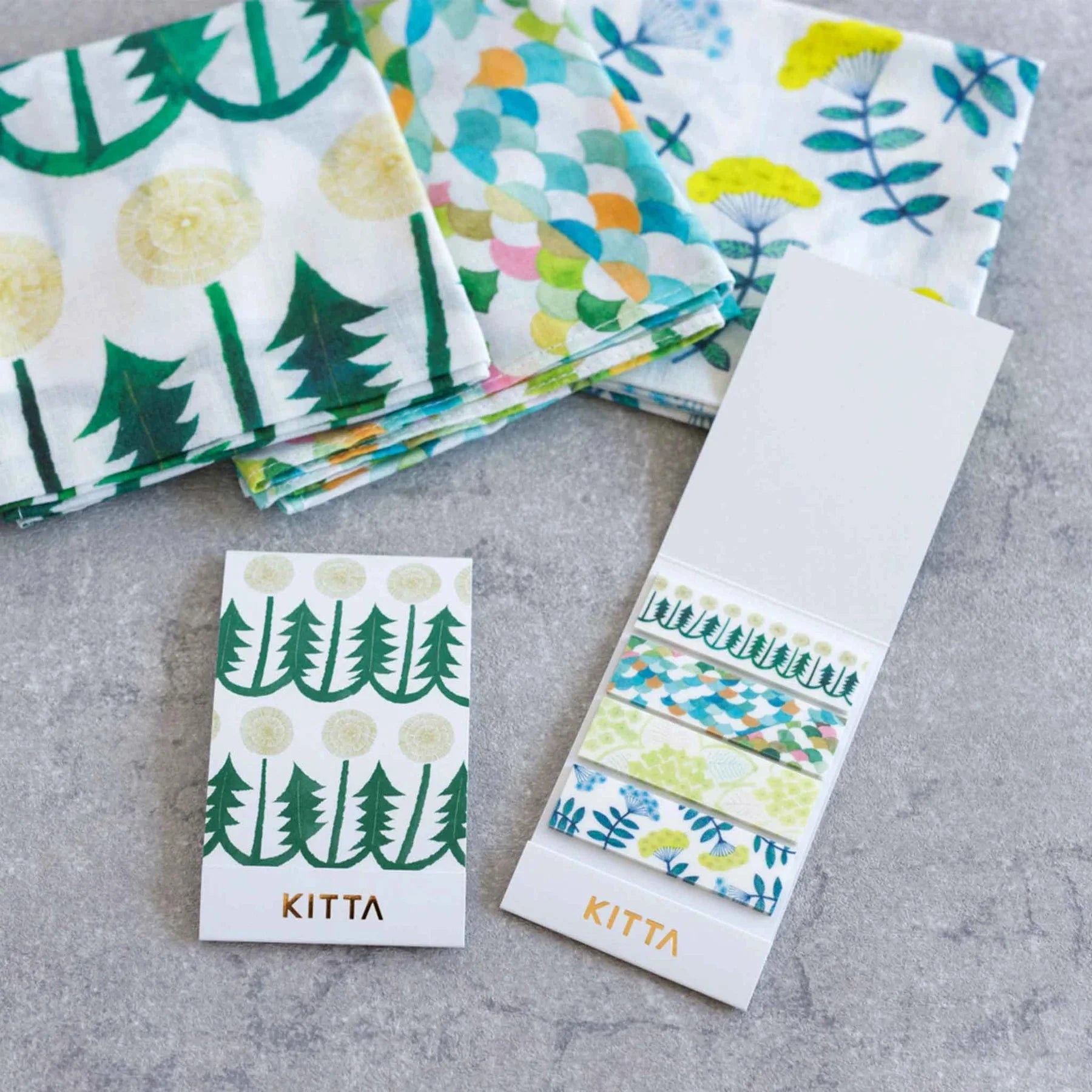 Hitotoki Kitta Washi Tape - Flower 8 Washi Tape King Jim 