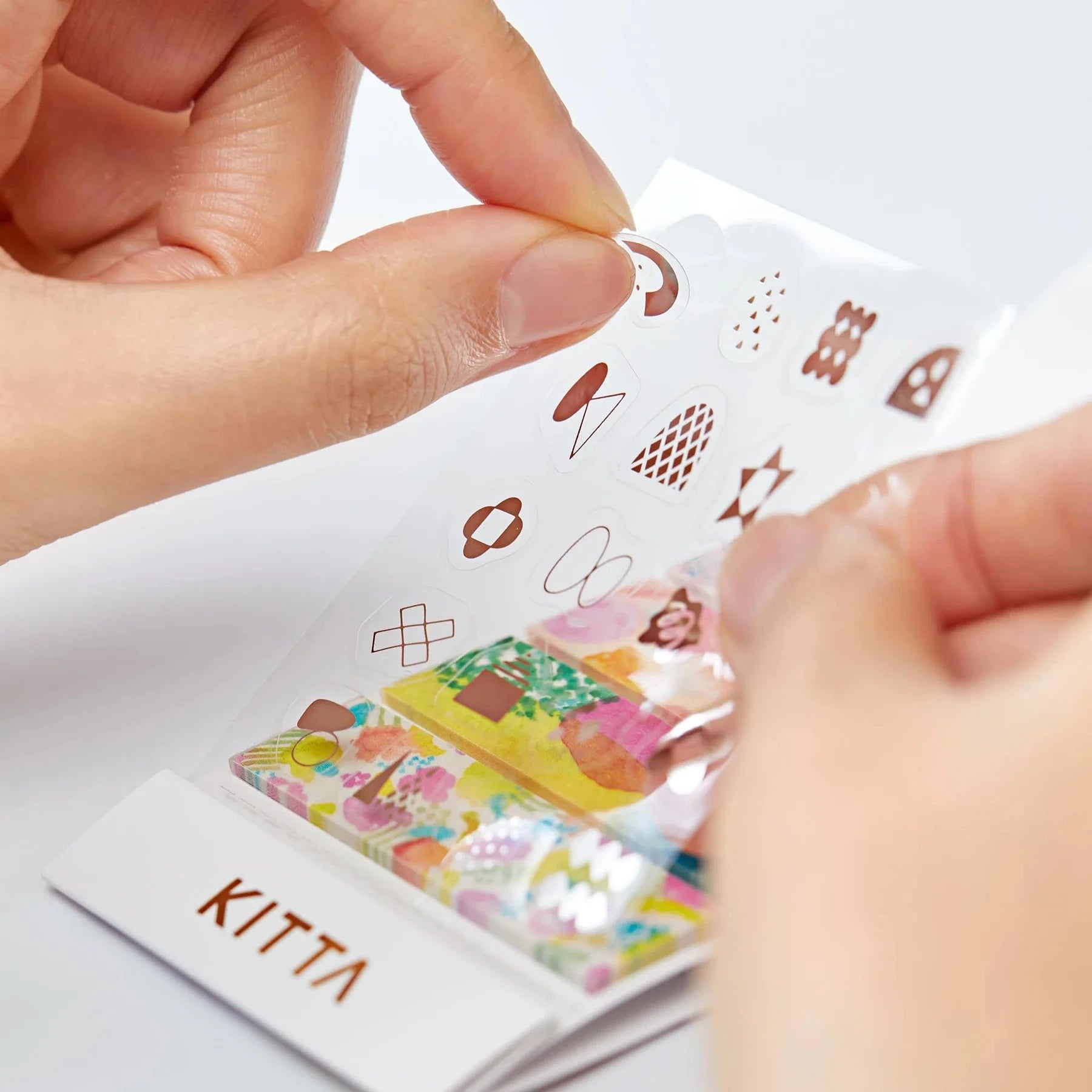 Hitotoki Kitta Washi Tape - Message (Gold Foil) Washi Tape King Jim 
