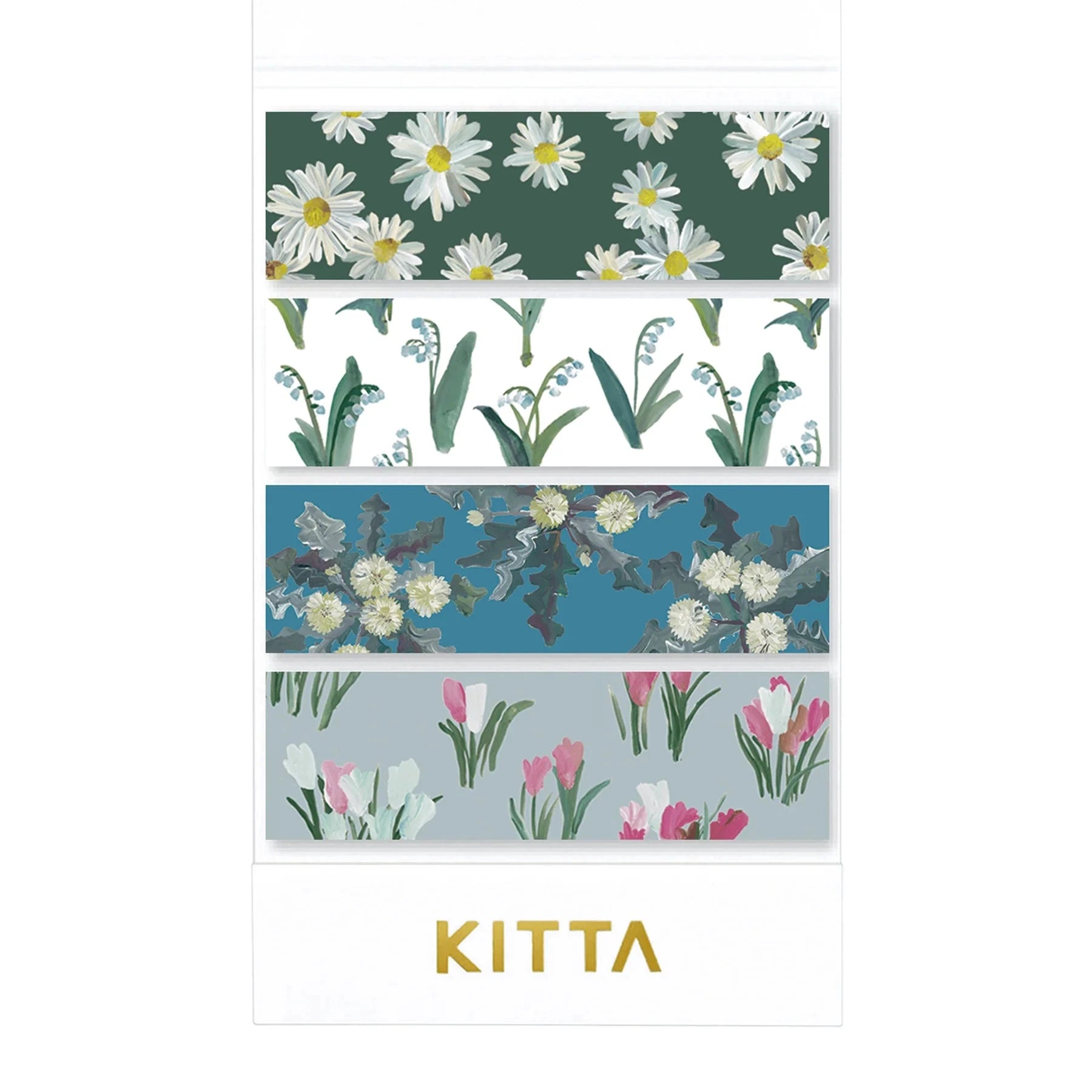 Hitotoki Kitta Washi Tape - Flower 9 Washi Tape King Jim 