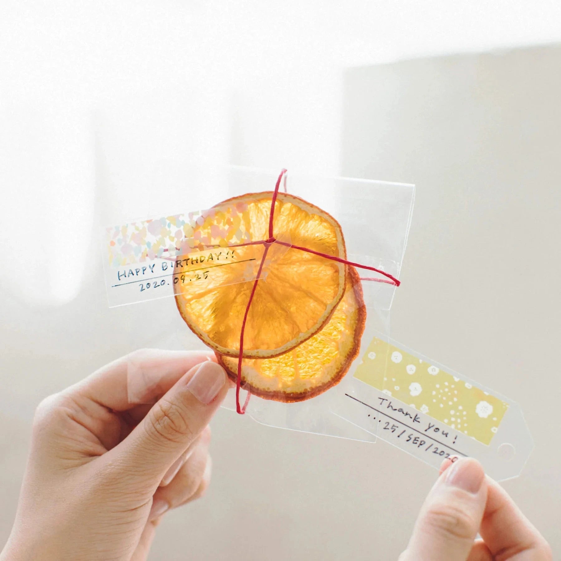 Hitotoki Kitta Cleart Tape - Drops Washi Tape King Jim 