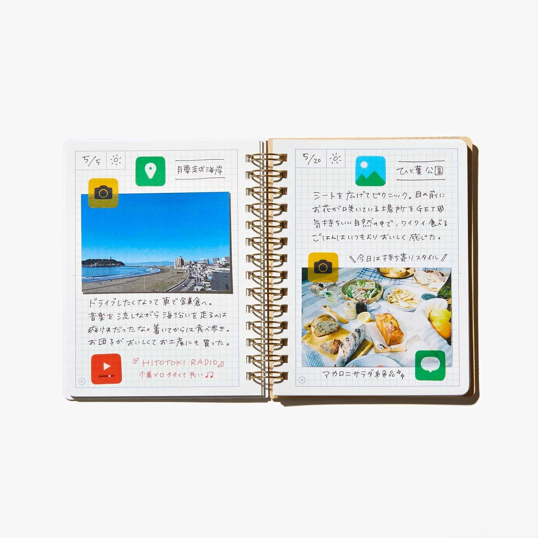 Hitotoki Kitta Clear Sticker - Theme (Icon) Washi Tape King Jim 