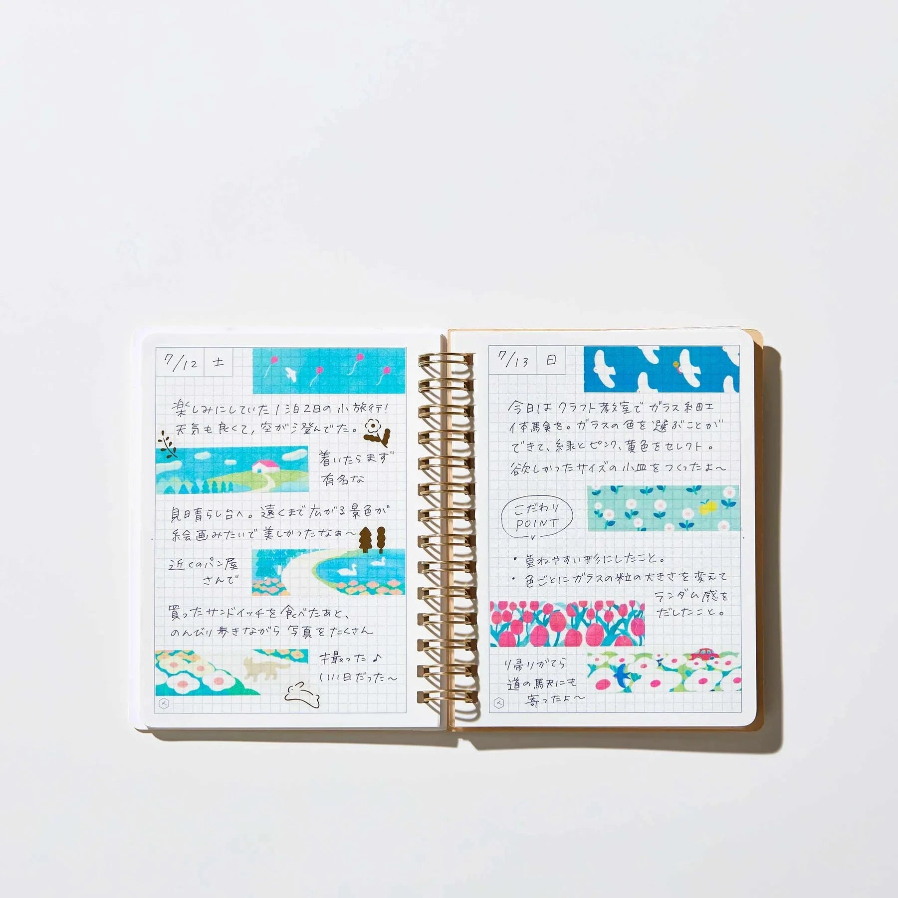 Hitotoki Kitta Washi Tape - Jabara Fukei Washi Tape King Jim 