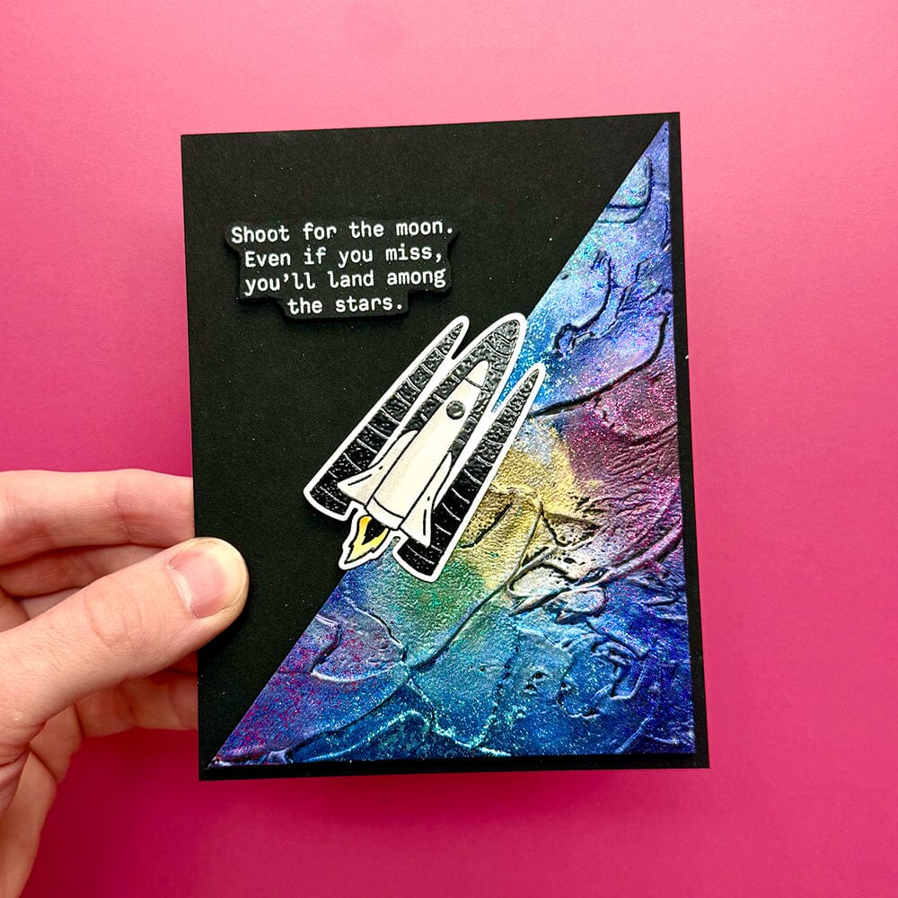 Simon Hurley create. Photopolymer Space Friends Stamps Simon Hurley 