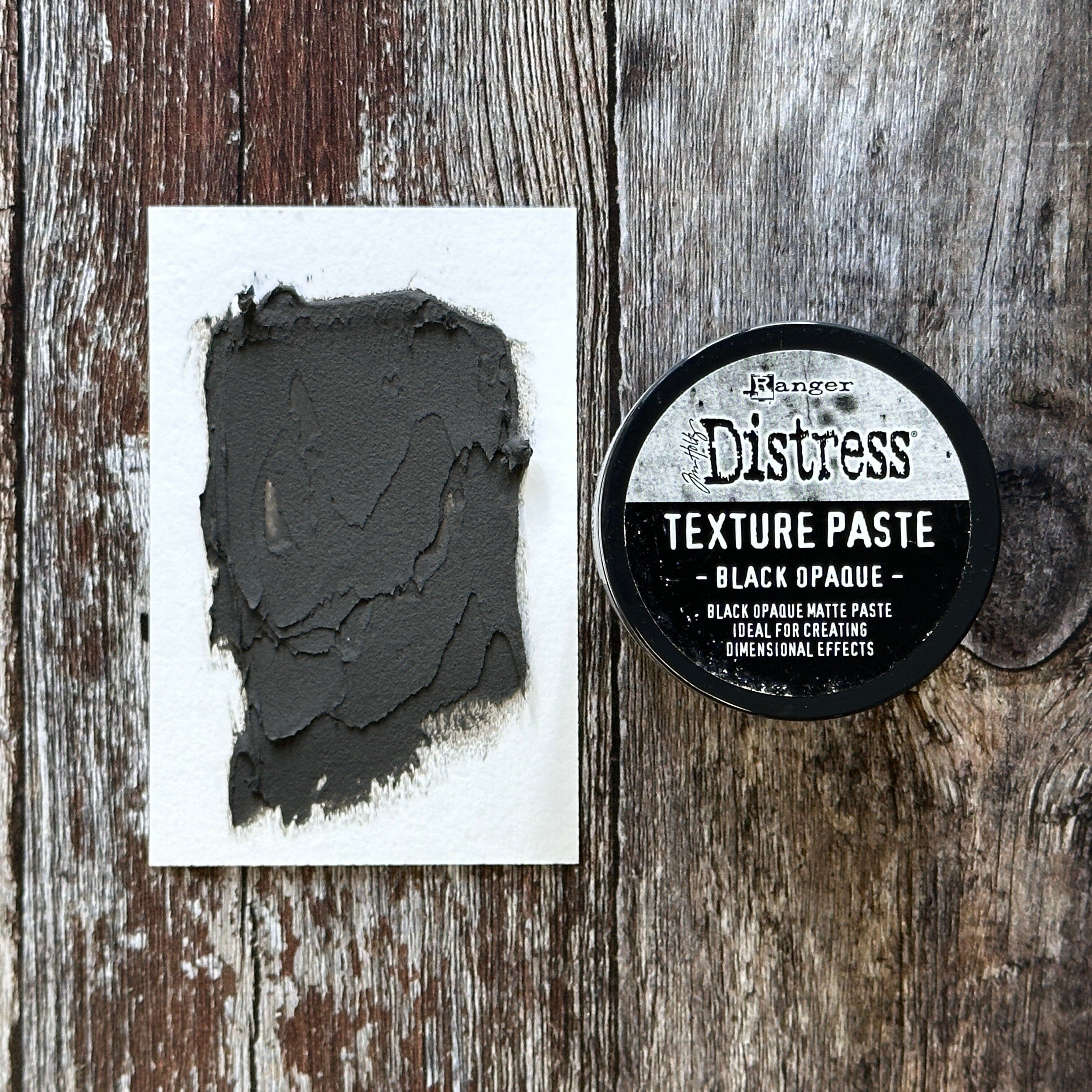 Tim Holtz Distress® Texture Paste Black Opaque