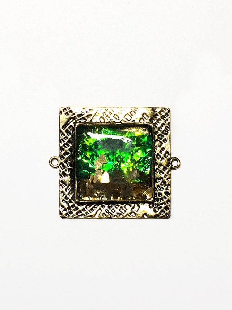 ICE Resin® Milan Bezels: Antique Bronze Medium Square, 1pc. Bezels & Charms ICE Resin® 