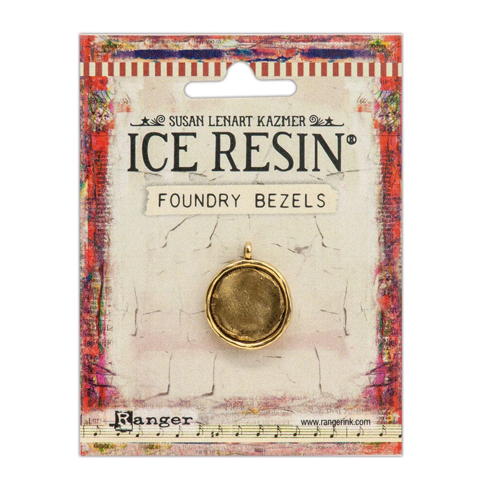 ICE Resin® Foundry Bezel Simple Circle Bezels & Charms ICE Resin® Gold 