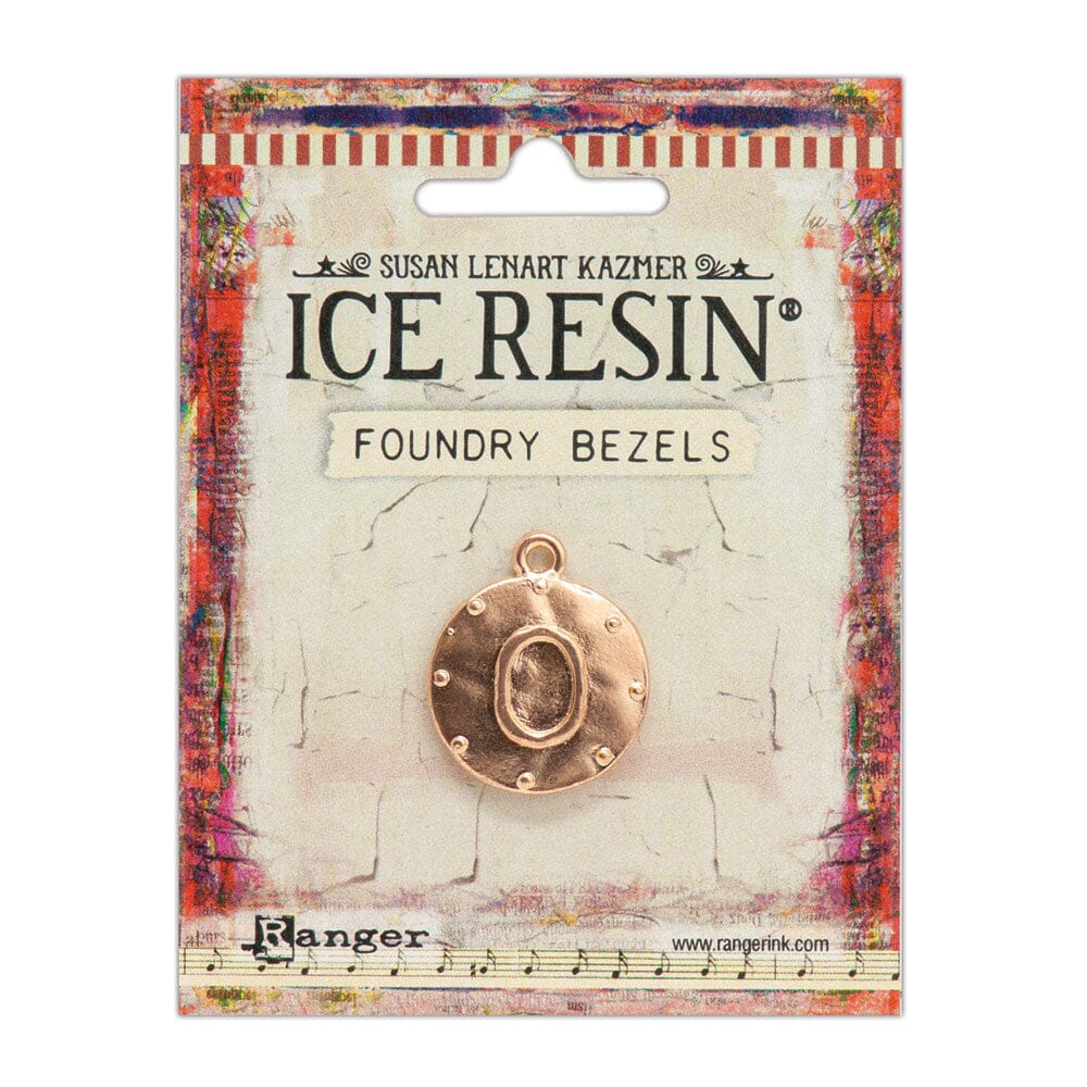 ICE Resin® Foundry Bezel Cabby Round Bezels & Charms ICE Resin® Rose Gold 