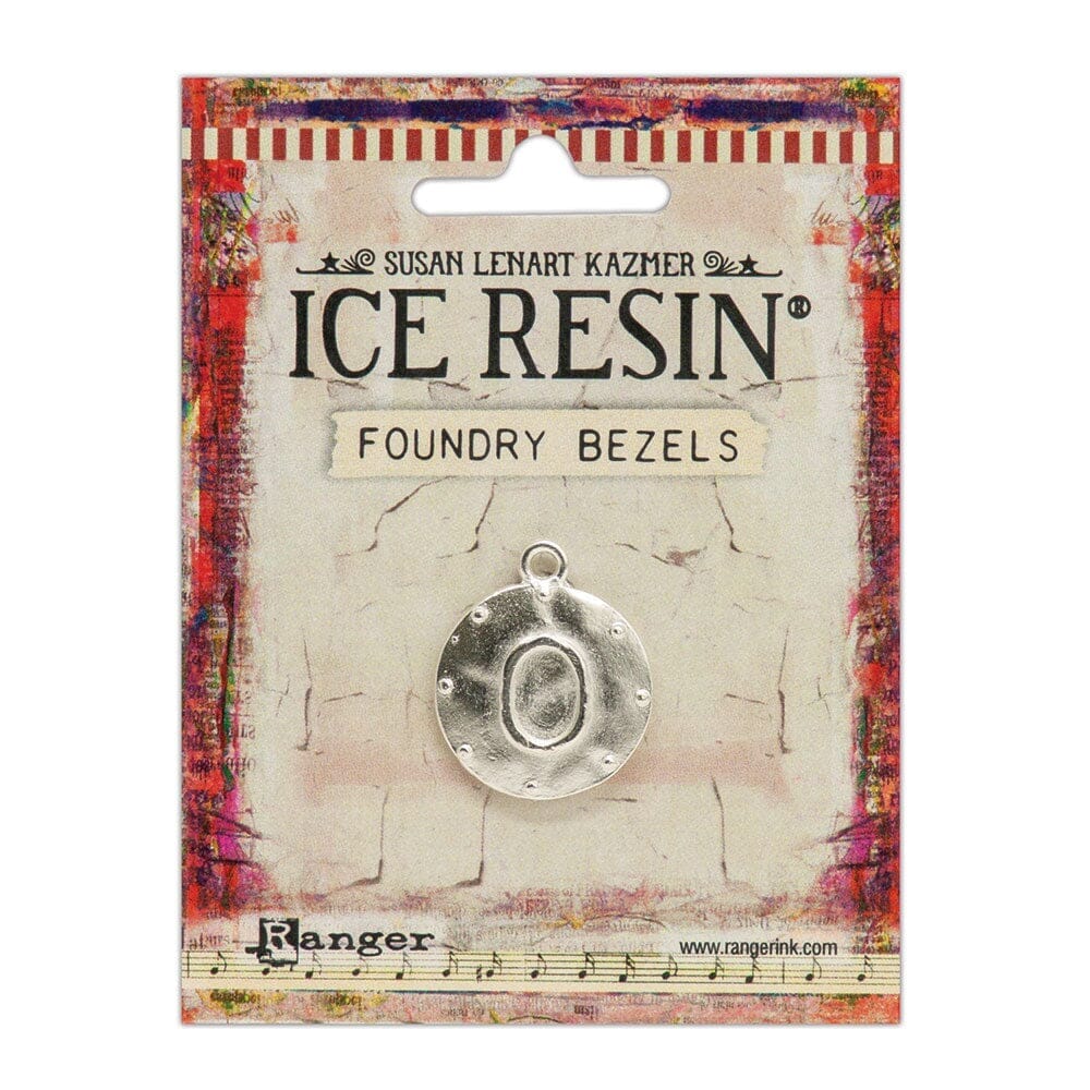 ICE Resin® Foundry Bezel Cabby Round Bezels & Charms ICE Resin® Silver 