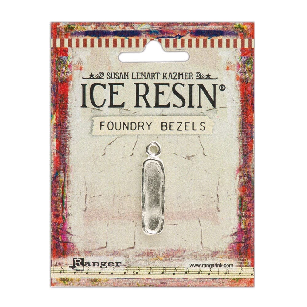 ICE Resin® Foundry Bezel Petite Pillar Bezels & Charms ICE Resin® Silver 