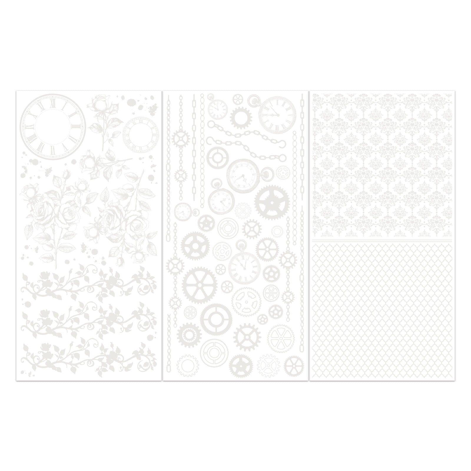 49 and Market Irresistible Times - 6X12 Rub-on Transfer Set Surfaces 49 and Market 