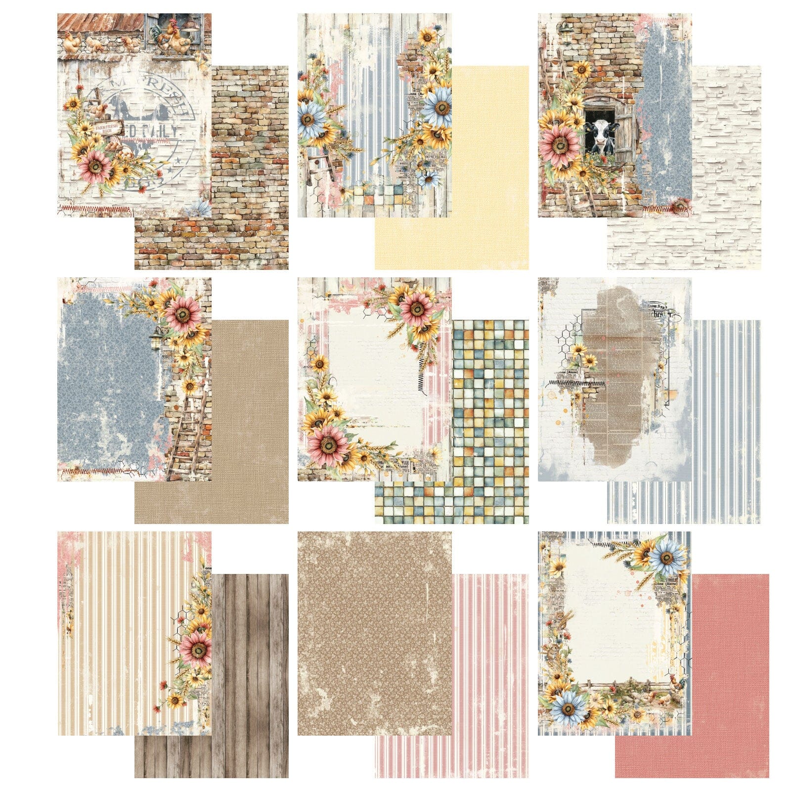 49 and Market Whispering Way - 6X8 Collection Pack Surfaces 49 and Market 